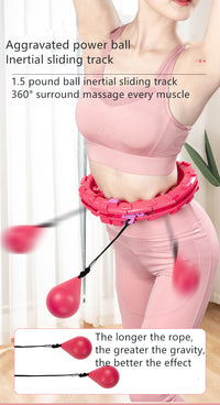 Sports Ring Yoga Home Fitness Smart Ring Ring Does Not Fall Adjustable Waist  Abdominal Weight Loss
