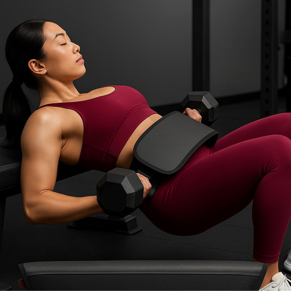 Outdoor Sports Hip Thrust Belt Easy With Dumbbell Non-Slip Padding